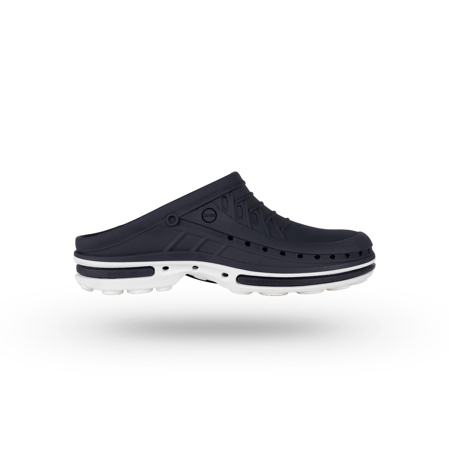 ZUECOS CLOG NEGRO Y BLANCO
