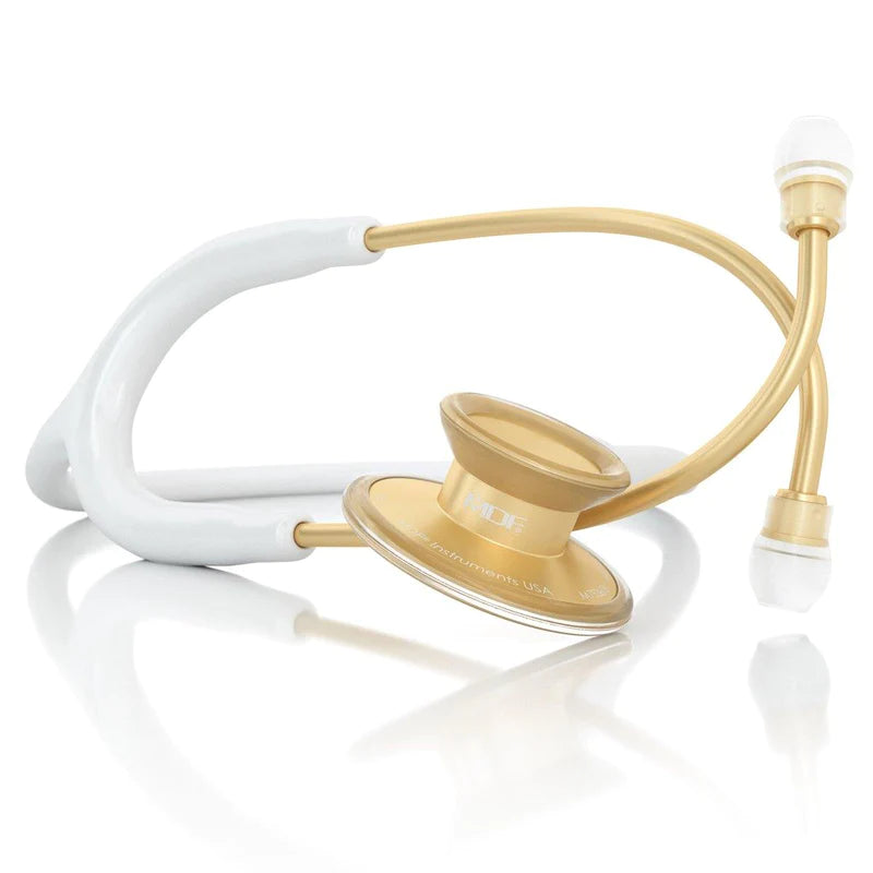 ESTETOSCOPIO MDF ACOUSTICA METALOGIC GOLD WHITE